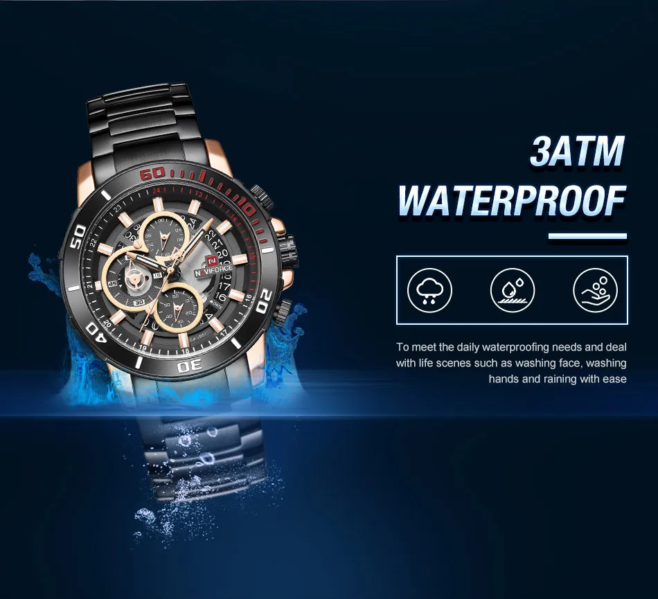 Новые NAVIFORCE спортивные часы мужские дикие Модные водонепроницаемые армейские военные кварцевые наручные часы Роскошные бизнес часы Relogio Masculino