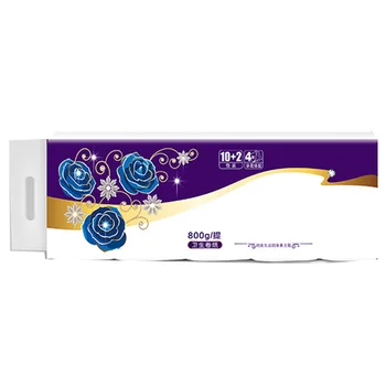 

Newest 12 Rolls Toilet Paper Tissue 4 Layer Thicken Soft Skin-Friendly for Bathroom Home New