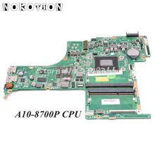 NOKOTION 809408-001 809408-601 814752-001 для hp павильон 15z-ab 15-ab Материнская плата ноутбука DA0X21MB6D0 A10-8700P cpu M360 2GB gpu