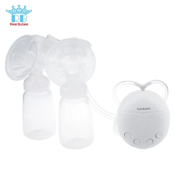 Véritable Bubee automatique nouveau-né bébé alimentation Double tire-lait électrique pompes à lait avec bouteille de lait pour les mères