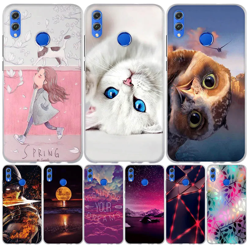 silicone case for huawei honor 8x Cases 6.5&quot inch Soft TPU Back Cover Protect Phone cases shell Coque bags | Мобильные телефоны