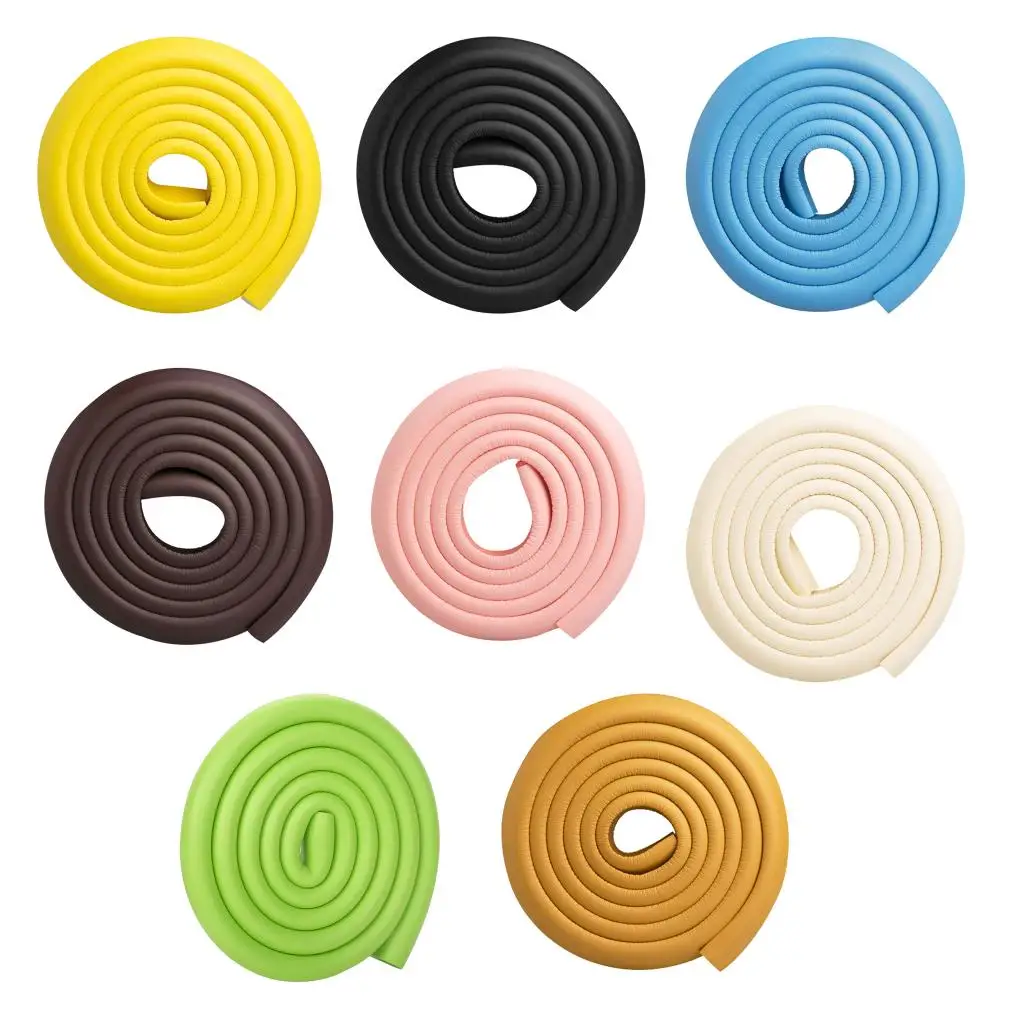 Infant Kids Baby Safety Desk Edge Cover Cushion NBR 2m Bumper with Adhesive