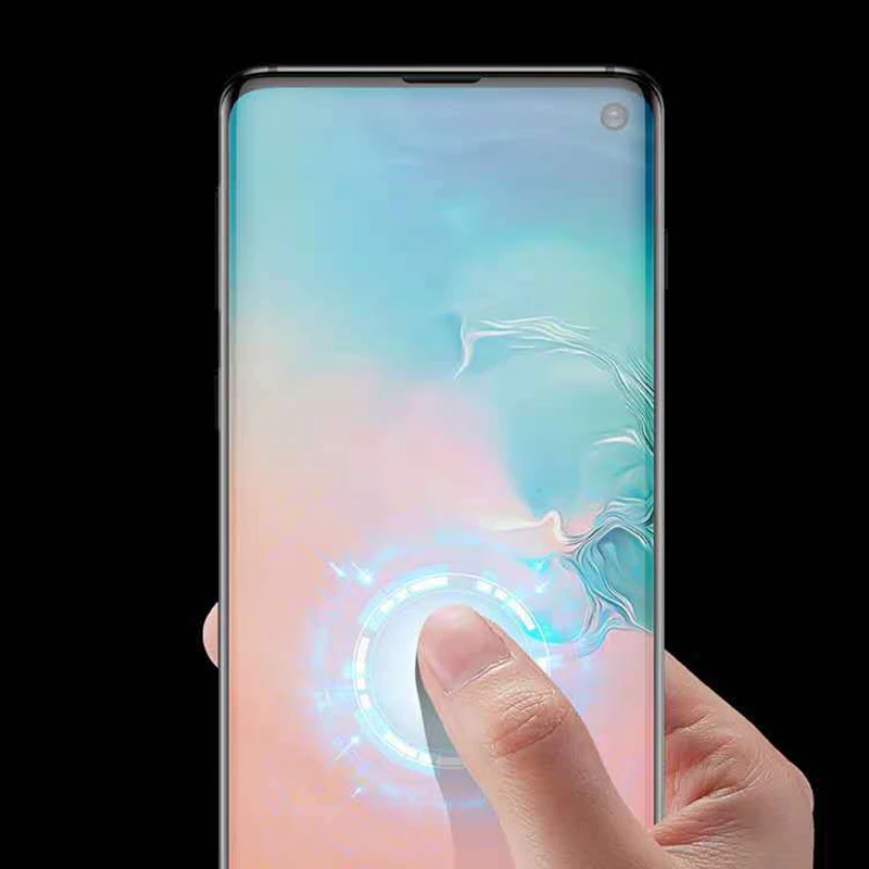 Для samsung Galaxy S10 Plus S8 S9 Plus Note 8 9 10 с инструментами полностью покрыты против отпечатков пальцев Мягкая Гидрогелевая пленка протектор экрана
