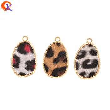

Cordial Design 60Pcs 18*28MM Jewelry Accessories/Charms/Leopard Print Effect/Drop Shape/DIY Making/Hand Made/Earrings Findings