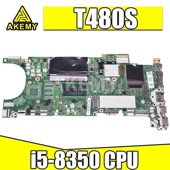 شراء الكمبيوتر المحمول الأصلي لينوفو ثينك باد T480s اللوحة الرئيسية I5-8350 UMA 4G 01LV620 01YU138 02HL830