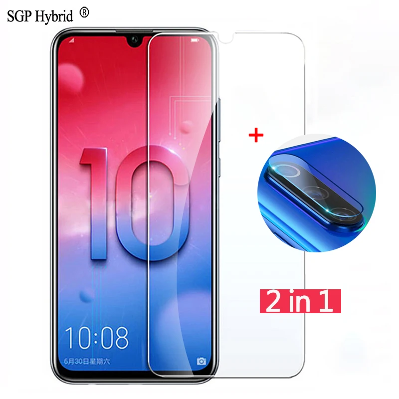 

2 in 1 Camera Lens Protector on For Huawei honor 10 lite Tempered Screen Protector for honor 10i 10lite light Protective Glass
