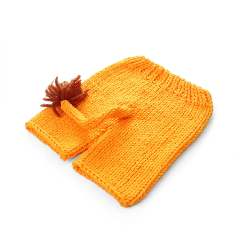 Cute Lion Crochet Knitted Newborn Photography Props Lions Animals Baby Infant Souvenirs Clothing Set Costume Outfit Photo Shoot Props (4)