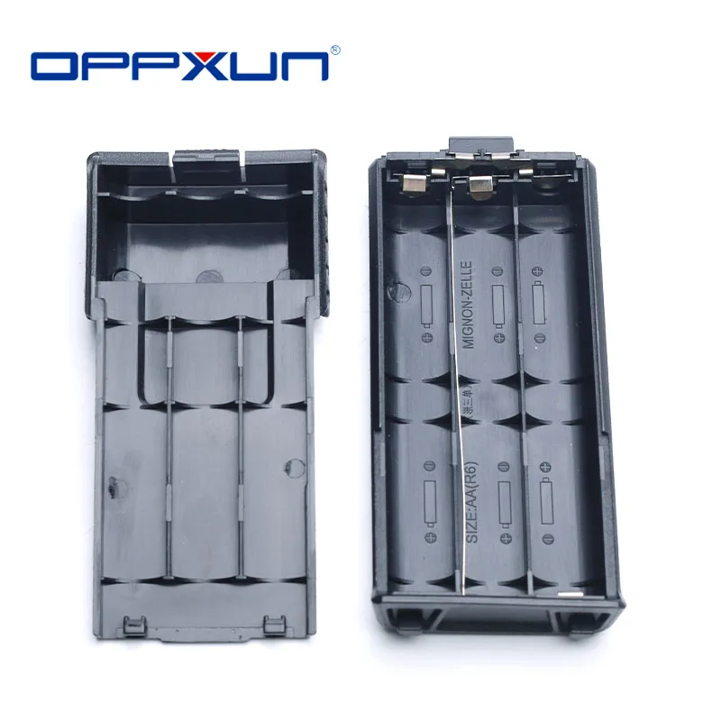 Рация BaoFeng BF UV 5R UV5R удлиненная батарея 6xAA чехол черного цвета для UV5RE 5RE Tonfa TF UV985 TYT TH