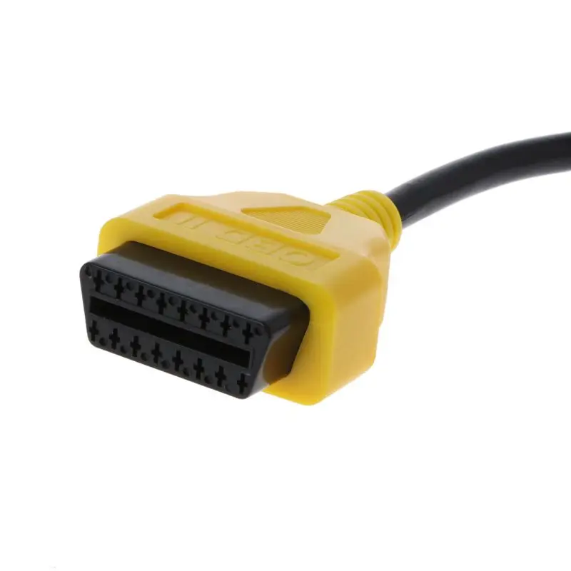 30 см автомобильный OBD2 Диагностический Кабель-адаптер 16Pin OBDII папа-мама удлинитель