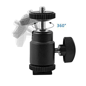 

Mini Tripod Camera Head Mini Swivel Ballhead Small Tripod for Camera Tripod Light Stand DSLR Gimbal Accessories Ball Head