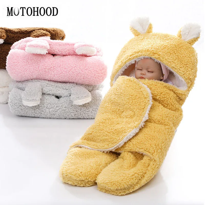 MOTOHOOD зимнее флисовое бархатное одеяло для маленьких мальчиков и девочек; Двухслойное одеяло для новорожденных; детское постельное белье; зимнее одеяло для младенцев