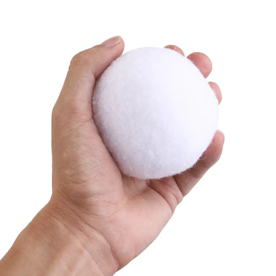 Set Di 20 Palle Di Neve Finte – Morbide, Riutilizzabili, Per Lotta In Casa E Decorazioni Natalizie