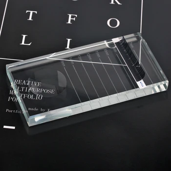 

NEWCOME 2/5/10 Pairs Eyelash Extension Glass Eye Lashes gasket Individual EyeLashes Extension Glue gasket Beauty Makeup Tools.