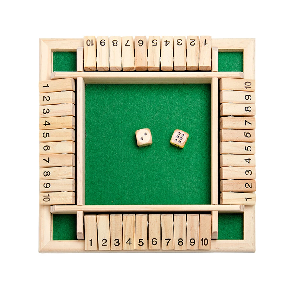 Семейная настольная игра игральные кости смешная традиционная цифра лоскут развивающая игрушка деревянная Подарочная развлекательная