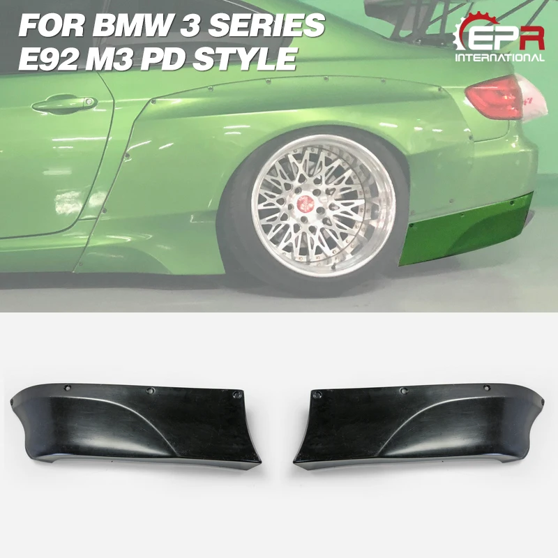 Карбоновое волокно/стекловолокно задний скат для BMW E92 M3 PD Style широкий корпус FRP