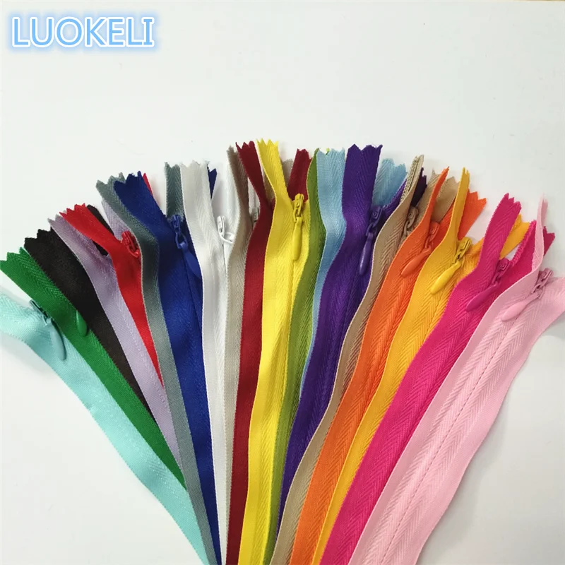 50pcs mix 3# Concealed zipper 30-50cm(12-20 inch) Tailor sewing process