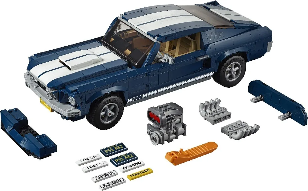 Creator Technic James Bond Aston Martin DB5/GT500 Ford Mustang строительные блоки 007 Автомобили детские игрушки, совместимые 10262 10265