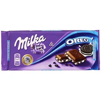 

Milka - Chocolate con Galletas Oreo 100 gr - Pack de 5 (Total 500 grams)