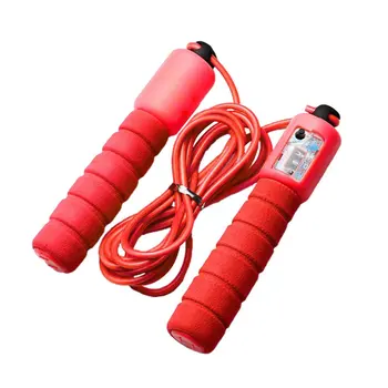 

adult figure skipping length can be adjusted Automatic counting meter Flexible soft plastic rope 1 pcs