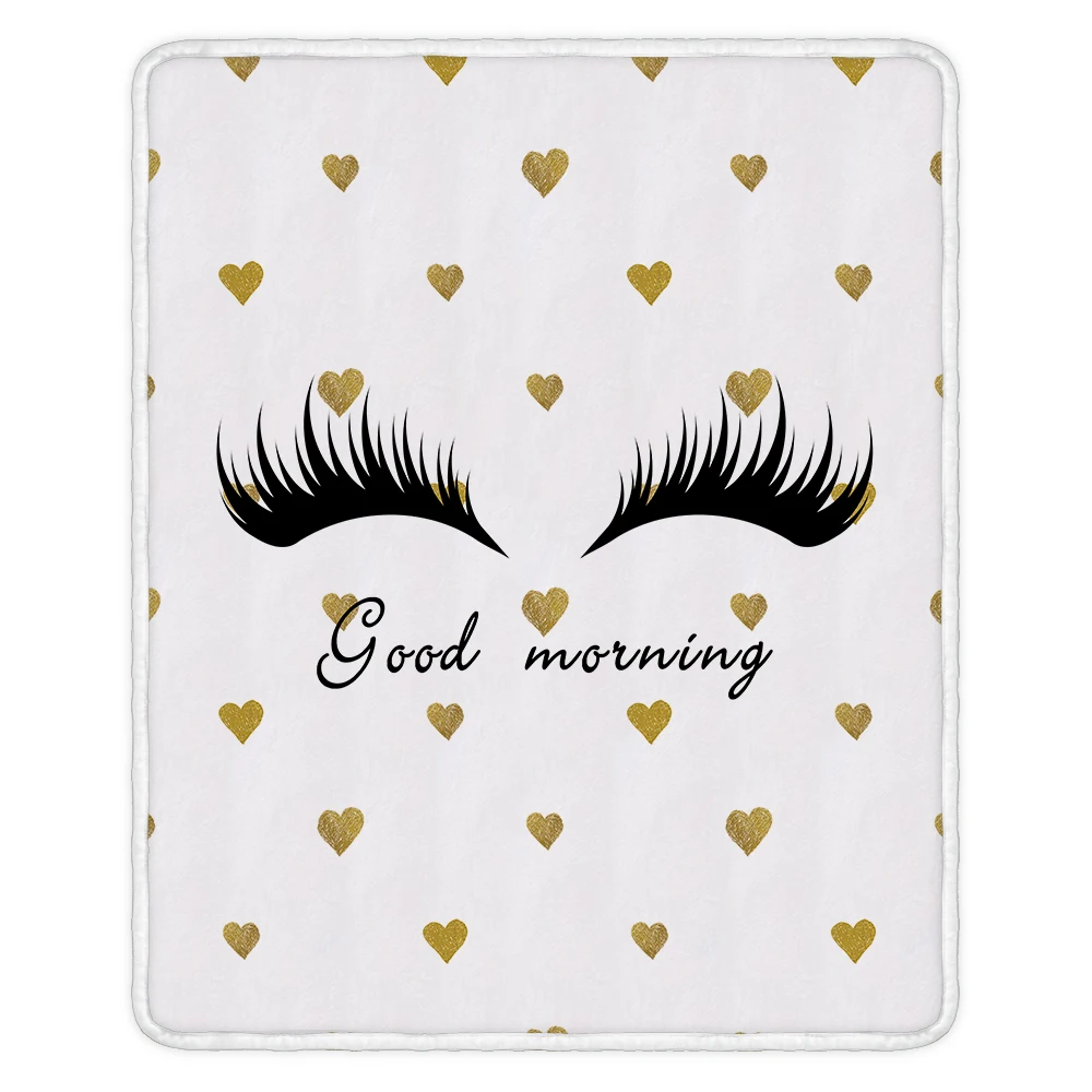 003 Miracille Smile Eye ресницы мягкие фланелевые красивые глаза диван комфорт плед гостиная Спальня украшение одеяло - Цвет: 003