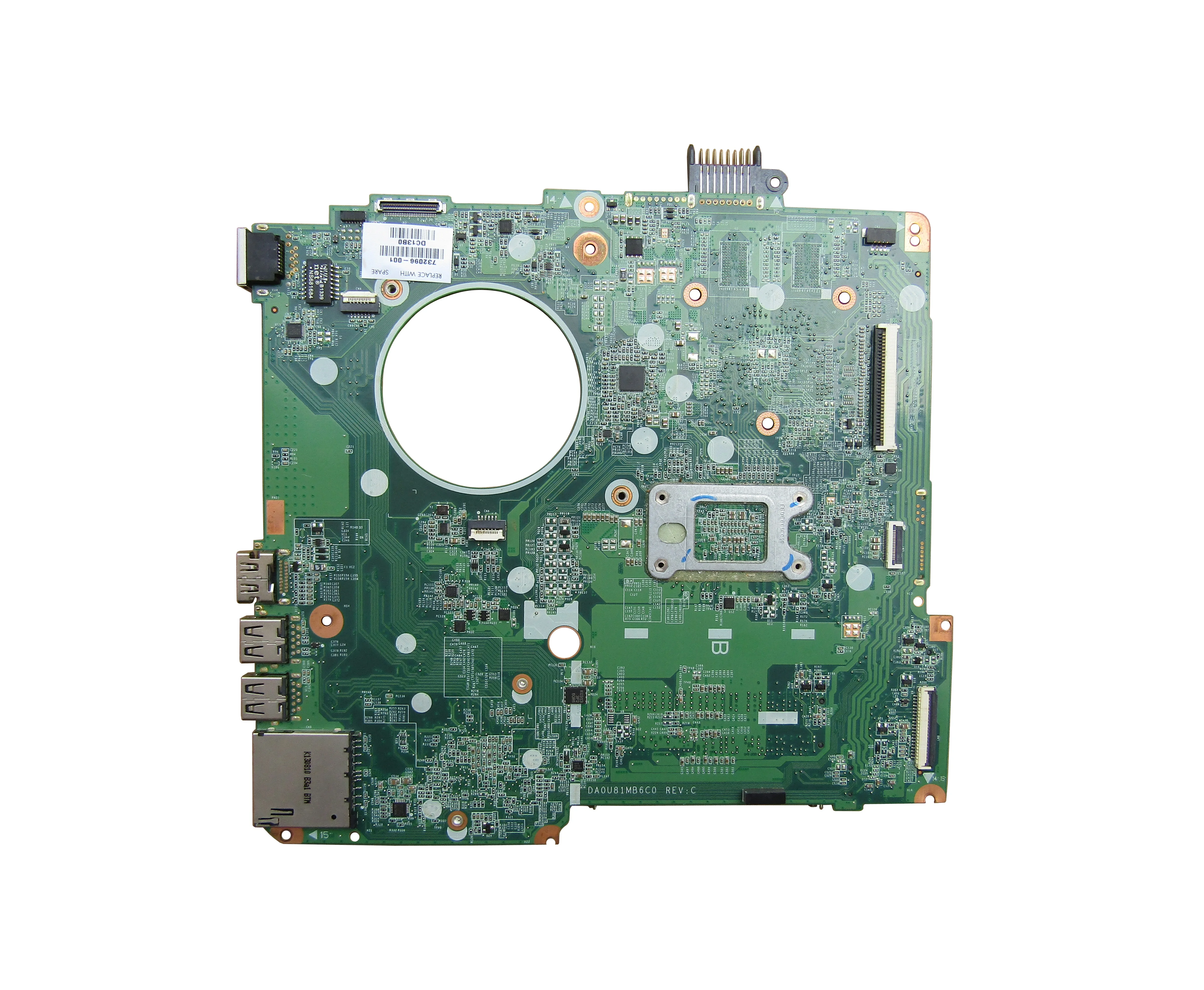 5pcs Big Hole Back Glass Battery Cover For iPhone