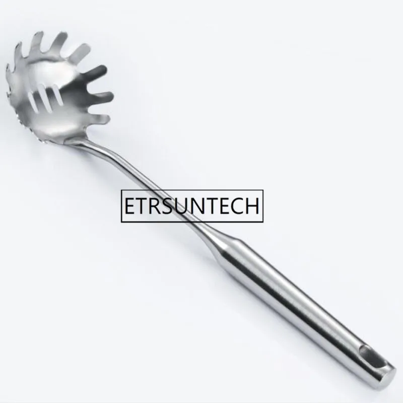 50pcs Stainless Steel Pasta Noodles Vermicelli Scoop Kitchen Measure Server Fork Claw Spaghetti Spoon Cooking Tool