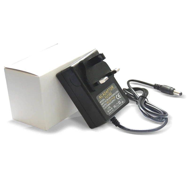 120pcs 24V1A high quality AC 100V-240V Converter Adapter DC 24V 1A Power Supply UK Plug DC 5.5mm x 2.1mm 1000mA