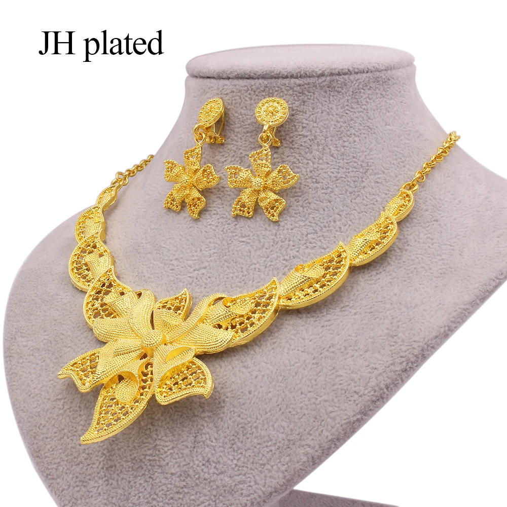 Share 62+ yellow necklace and earring set