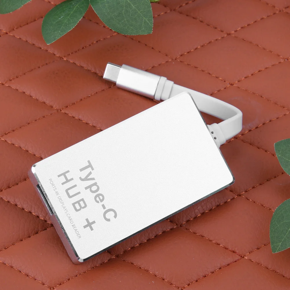 USB 3 1 Type-C мульти Функция концентратора Micro SD карты 4K Дисплей s для Macbook Lap-142511