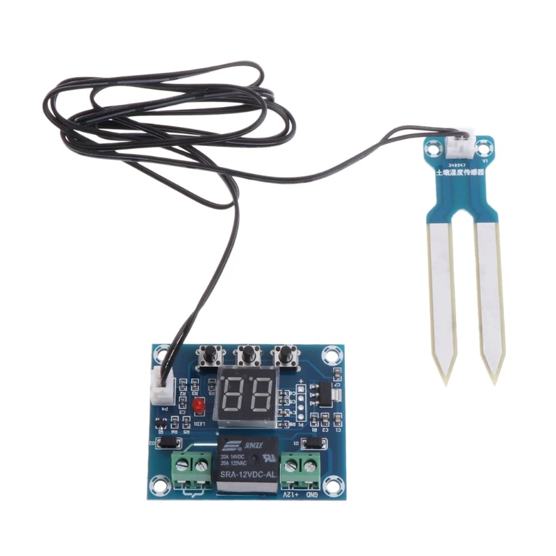 DC 12V Soil Moisture Controller Module Humidity Sensor Controller Irrigation System Automatic