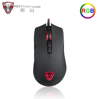 

Original Motospeed V70 Optical Wired Gaming Mouse PMW3360 12000 DPI mouse RGB LED Backlight Mice PMW6400 DPI for Computer gamer