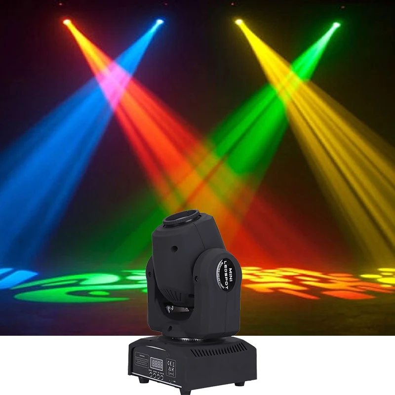 Good Effect Mini Dj Led 30W Gobo Moving Head Spot Disco Light Club DJ Stage  Lighting Party Disco Moving Head Light