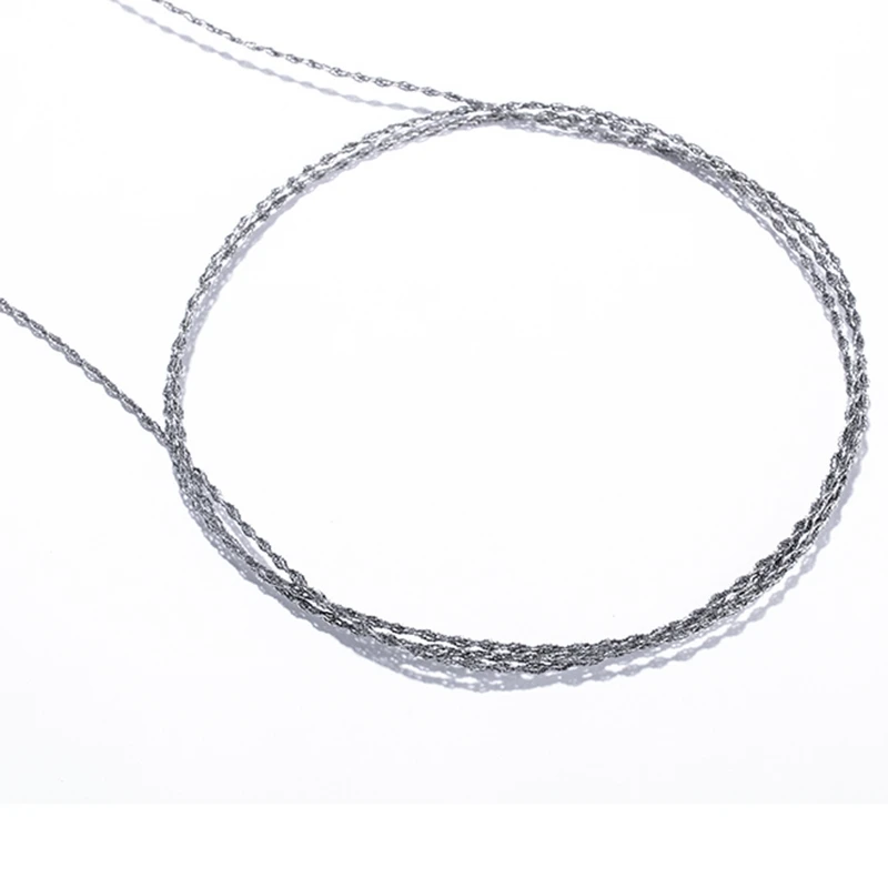 Outdoor Hand Saw Hand-Drawn Rope Saw 304 Stainless Steel Wire 5M