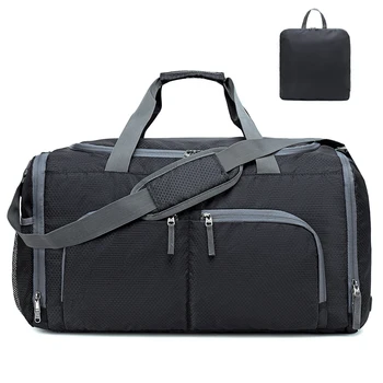 

Outdoor Waterproof Large Capacity Sports Gym Bag Men Women Portable Fitness Training Bag Soft Foldable Shoulder Travel HandBag