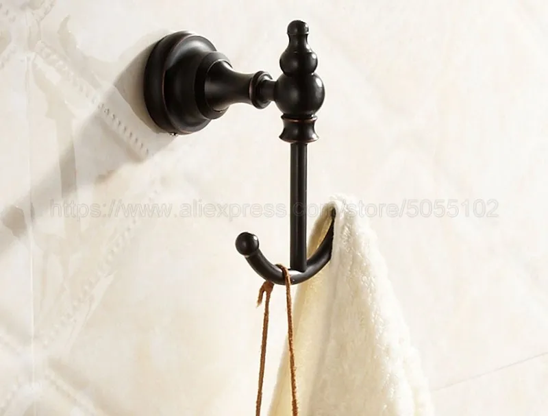 

Oil Rubbed Bronze Coat Hook Bathroom Hardware Wall Mounted Bathroom Hanging Hook Bathroom Hardware zba826