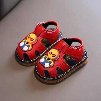 

Summer Baby Sandals for Girls Cherry Closed Toe Toddler Infant Kids Princess Walkers Baby Little Girls Shoes Sandals Spiderman