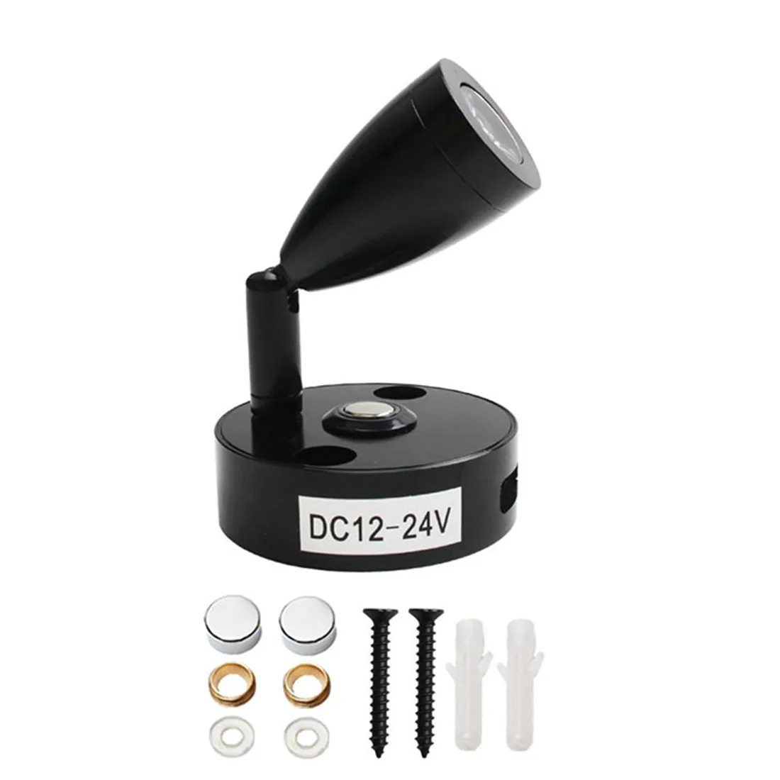 LED Wall Lamp Wall Sconces Light Wall Lamp Flexible Reading Light 2pcs/pack Aluminum DC24V 12V Touch Dimmable RV LED Reading Light Fixture with USB Port 3000K 6000K Boat Yacht Wall Lamp