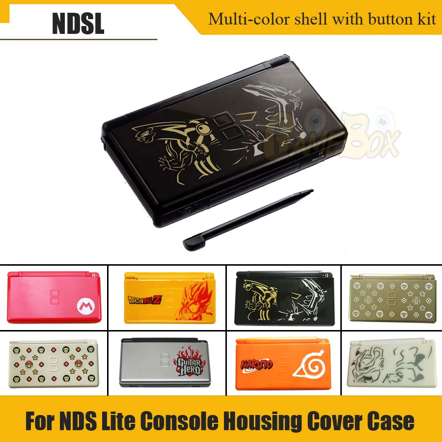 

multiple colour Full Repair Parts Replacement Housing Shell Case Kit with Screwdriver for Nintend DS Lite N DSL