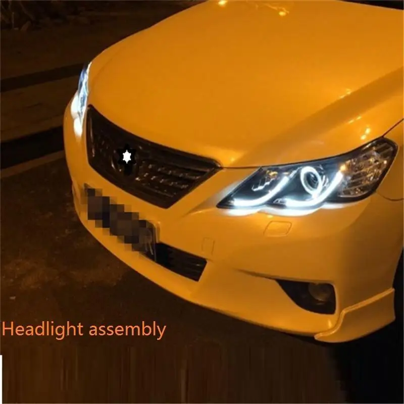 MODEL P Дневные ходовые автозапчасти Drl Luces Led Para Авто Cob фары Задние Автомобильные фары в сборе 10 11 12 13 для Toyota MARK X - Цвет: MODEL P