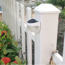 Солнечная наружная настенная лампа уникальный модный светильник с капелькой воды, светодиодный светильник для управления освещением, декоративные светильники для виллы