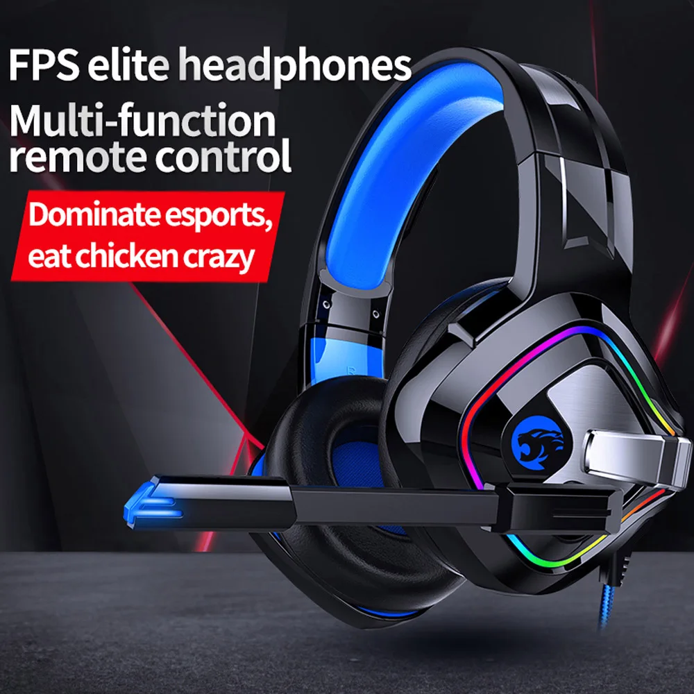 A66 наушники Игровые PS4 4D стерео RGB шатер светильник наушники гарнитура с микрофоном для нового Xbox One/PC компьютерный геймер