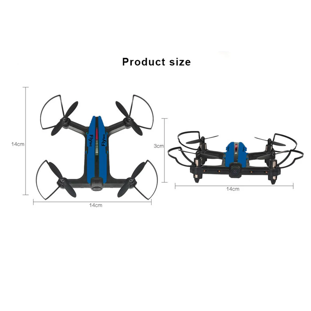 Flytec T18 Wifi FPV мини Дрон RC гоночный Квадрокоптер 720P видео