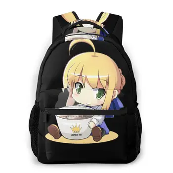 

Saber Coffee Travel Backpacks 2020 Fate stay night Shoulder Bags