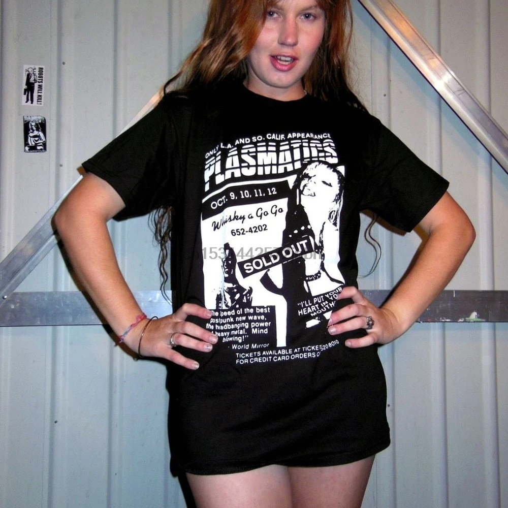 Plasmatics Punk Flyer Wendy O Williams WOW Pre shrunk 100% cotton hand silk screened t shirt |