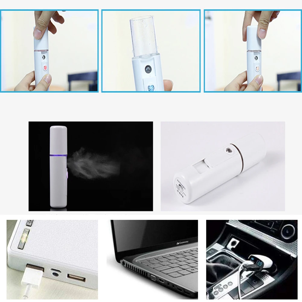20 мл увлажняющий лицо инструмент для красоты usb зарядка вода туман спрей для лица отпариватель увлажнитель инструмент для ухода за кожей