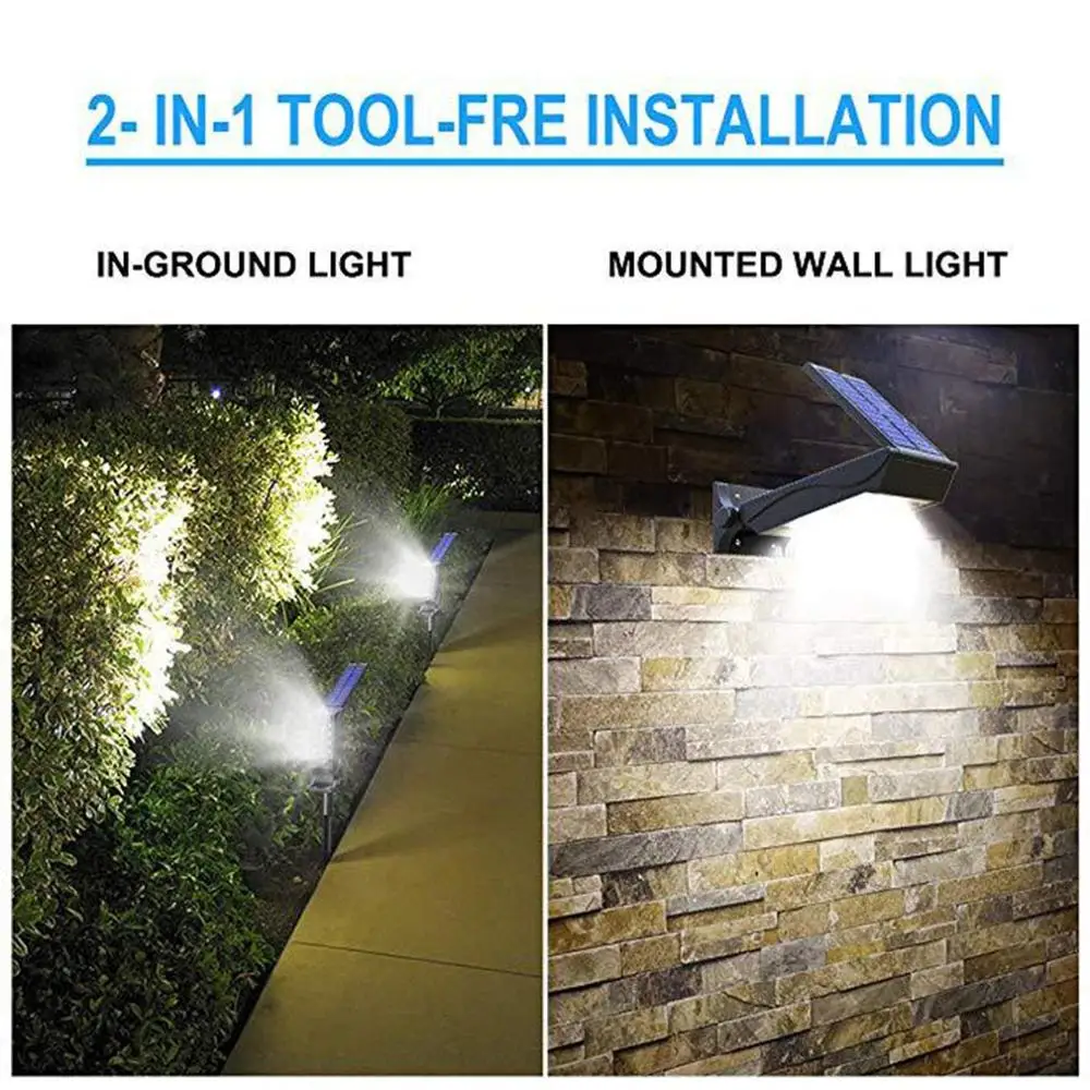 Solar Led Floor Lamp Flat Automatic Light Switch Long Life Outdoor Garden Light Led Street Light Landscape Light