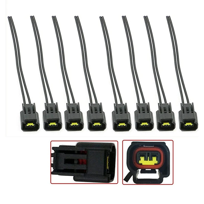 Ignition Coil Connector Plug Harness 8PCS for Ford Mustang etc