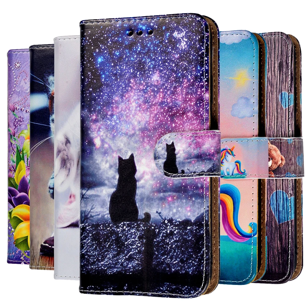 Чехол-книжка для Blackview A100 A90 A80 Pro A60 Plus A20 A30 A9 A7 A8 Max кожаный | Мобильные телефоны и