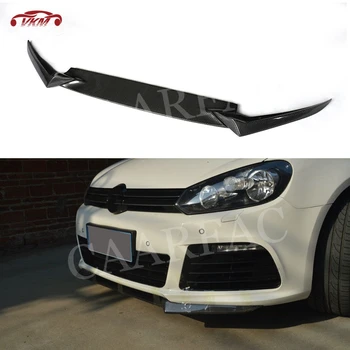 

For MK6 Front Bumper Lip Spoiler For Volkswagen VW Golf 6 VI MK6 R20 2010-2013 Carbon Fiber / FRP Head Shovel