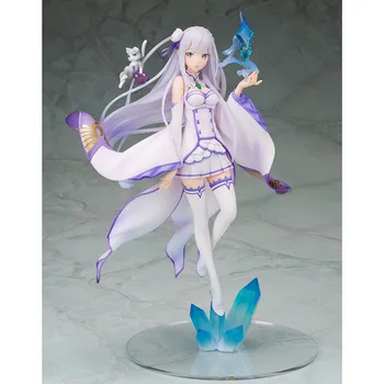 

Emilia In Anime Re : Life In A Different World From Zero Dancing Version 1/7 GK Action Figure Toys 20cm M3327